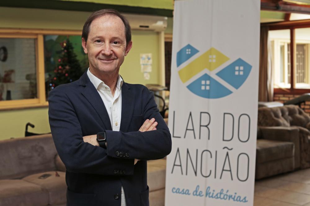 Presidente do Lar dos Idosos, Cesar Cini, relembra a importância da destinação dos impostos - Foto: Fabiano Mazzotti/Divulgação