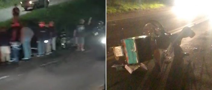 Homens ficam feridos em dois acidentes de trânsito na ERS-122