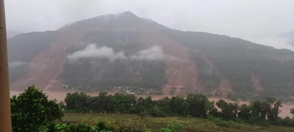 Comunidade de Linha Imaculada foi uma das mais atingidas pelos deslizamentos de terra - Foto: Divulgação