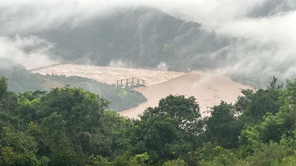 Níveis das barragens foram estabilizados em Bento Gonçalves e Cotiporã - Foto: Fabrício Bortoncello/Divulgação