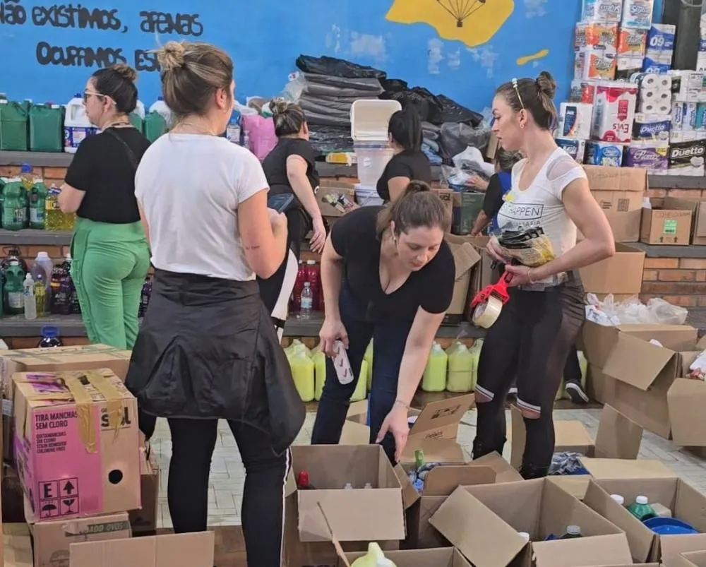 IFRS continua recebendo doações, só não estão precisando de roupas