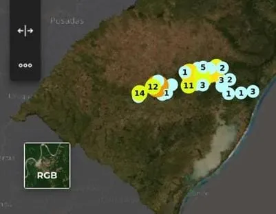 Polícia Federal oferece imagens de satélite para auxílio em desastres no RS