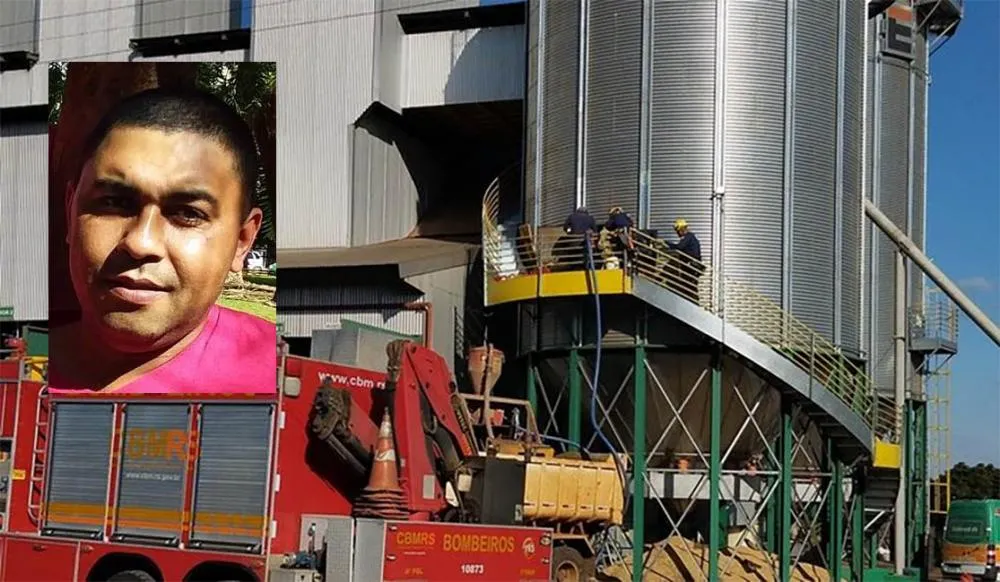 Antonio Ribeiro Assunção (foto menor) tinha 39 anos - Foto: Corpo de Bombeiros/Divulgação