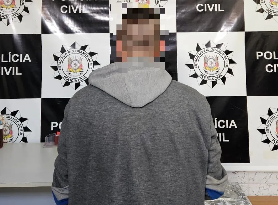 Homem de 30 anos está recolhido ao presídio de Bento Gonçalves - Foto: Polícia Civil
