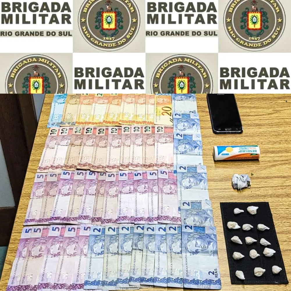 Homem é preso pela segunda vez por tráfico em Bento