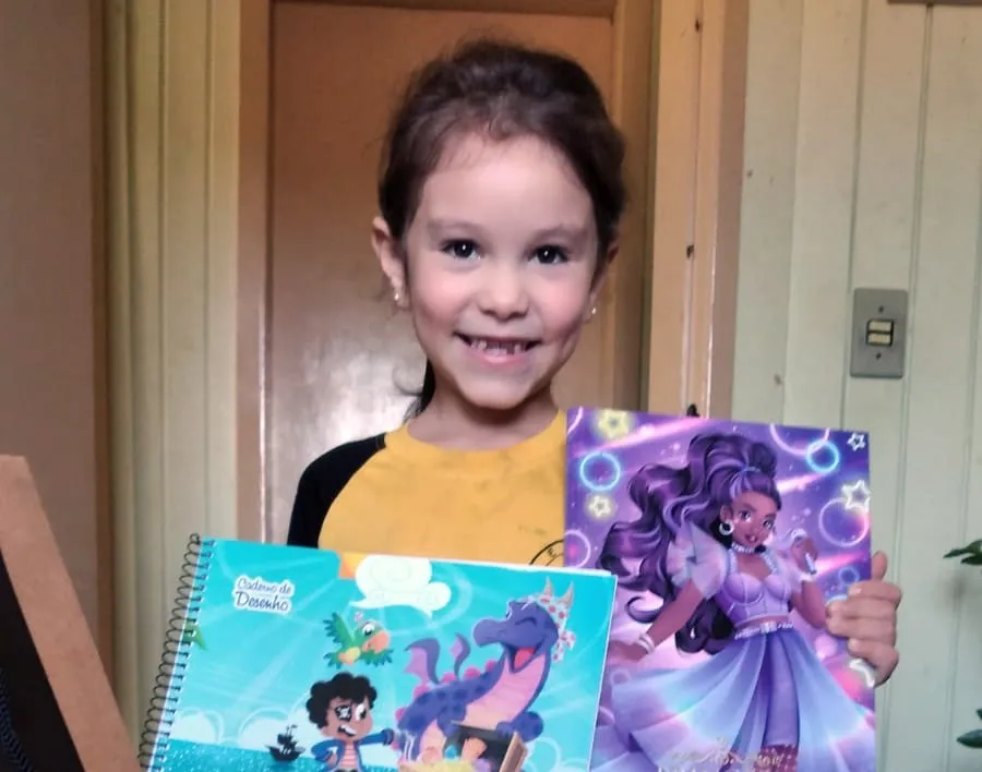 Menina Mariana Bispo foi a vencedora do concurso ambiental - Foto: Divulgação