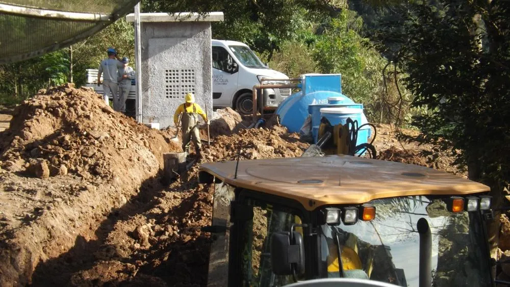 Ainda em 2024 as 104 casas da região devem estar com a canalização de esgoto ligada à estação de tratamento - Foto: Tiago de Paula/Divulgação