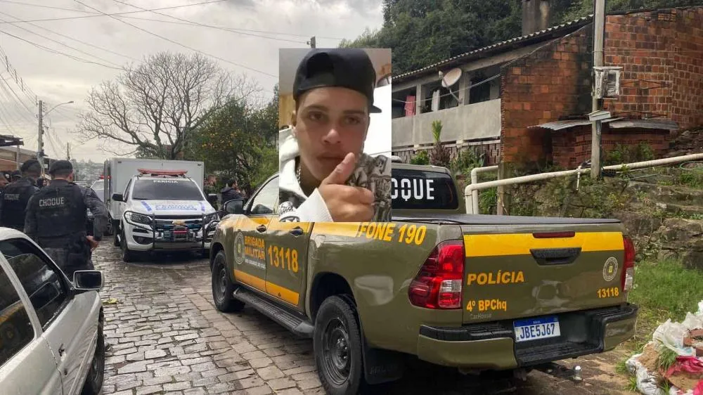 Maicon dos Santos (foto menor) era acusado de dois homicídios em Santa Catarina - Foto: BM/Divulgação