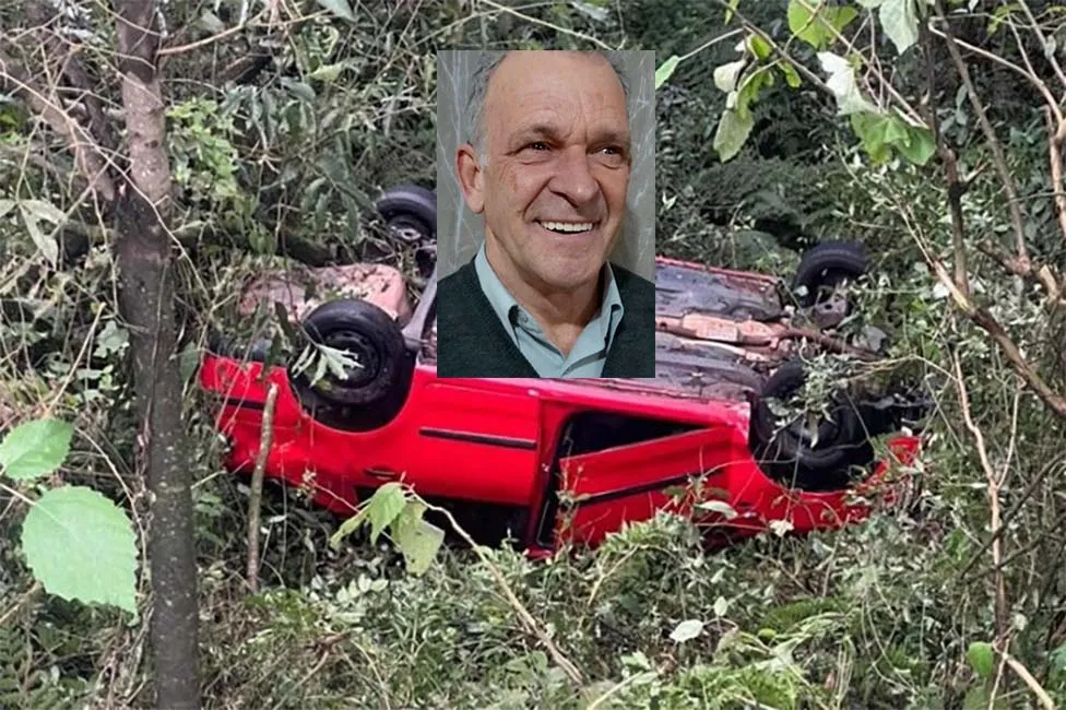 Pastor César Andreis (foto menor) era viúvo e não deixa filhos - Foto: Corpo de Bombeiros/Divulgação