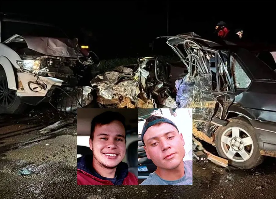 Eloy Ramos e Luis Felipe Vieira (foto menor) estão entre as vítimas fatais do acidente - Fotos: Divulgação