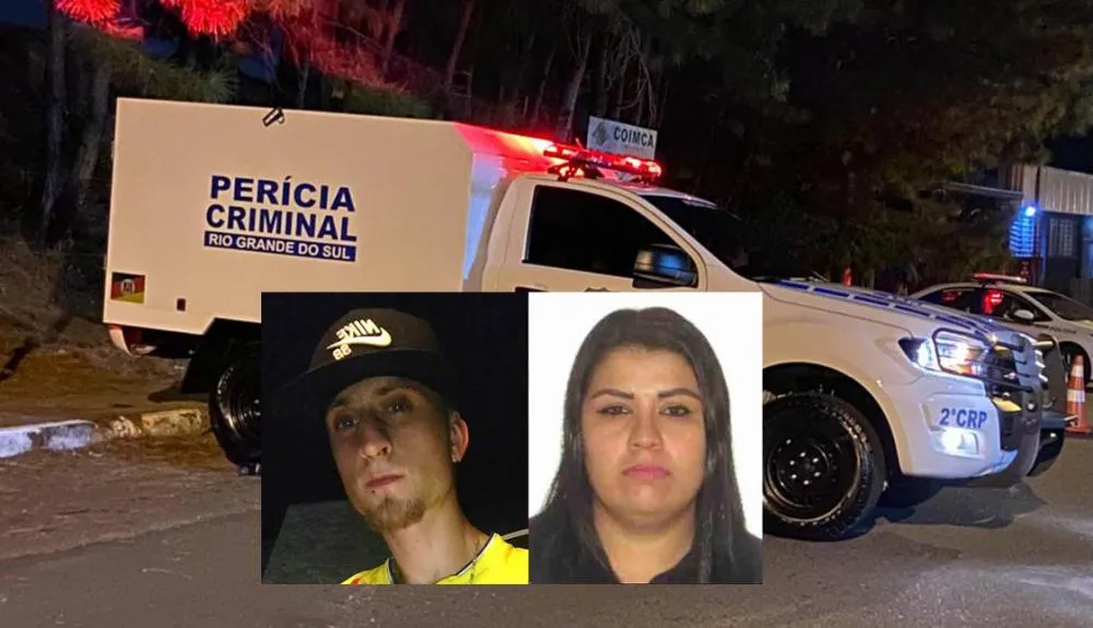 Yuri Henicka Wismann foi morto na terça-feira e Crislaine Elisio na madrugada desta quinta-feira - Fotos: Divulgação