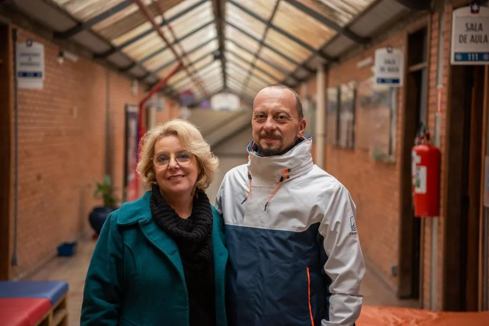 Fernanda Maria Francischini Schmitz passou o cargo para Giancarlo Dal Bó - Foto: Bruno Zulian/UCS/Divulgação