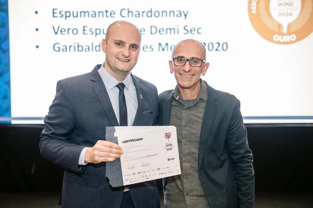 Cooperativa Garibaldi tem mais rótulos brasileiros premiados no Brazil Wine Challenge