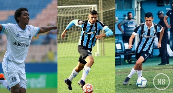 Esportivo reforça elenco com três atletas do Grêmio