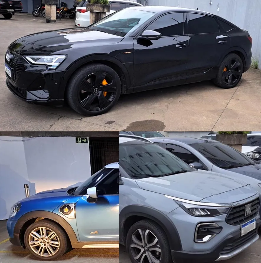 Carros do ex-diretor da empresa foram apreendidos pela Polícia Federal - Fotos: PF/Divulgação