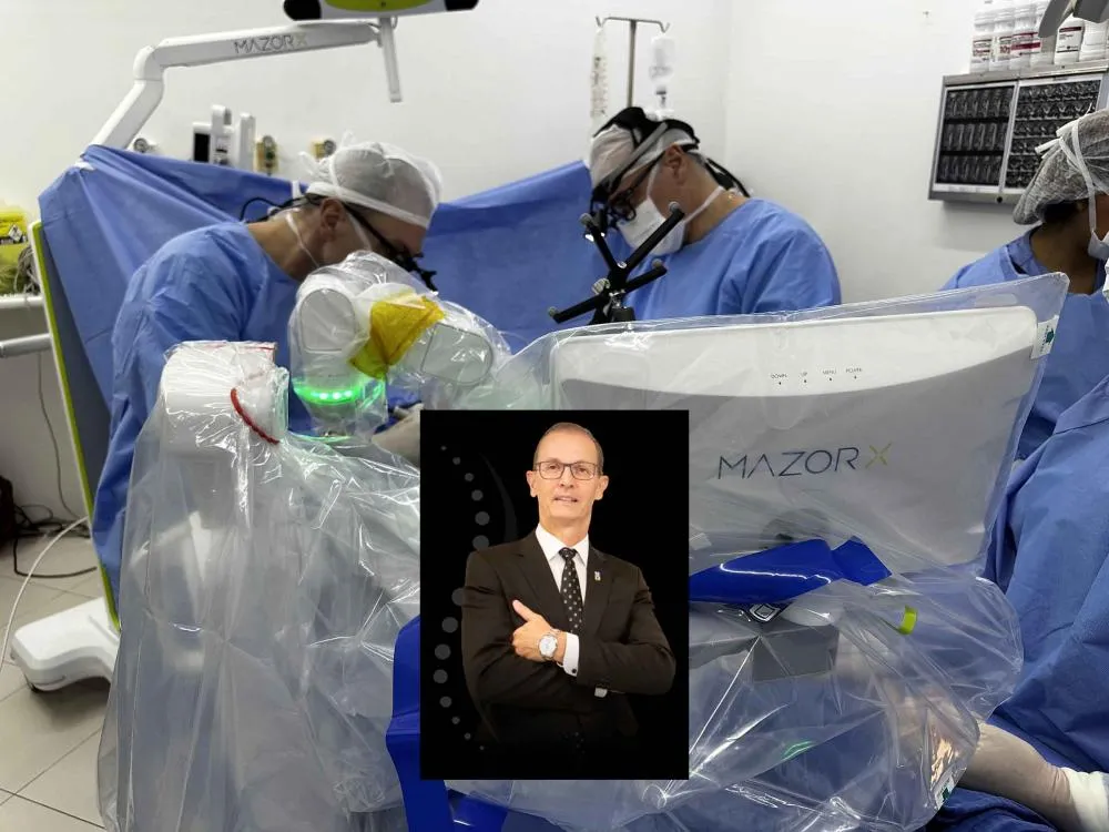 Médico Orlando Righesso Neto participou do procedimento no Hospital São Carlos