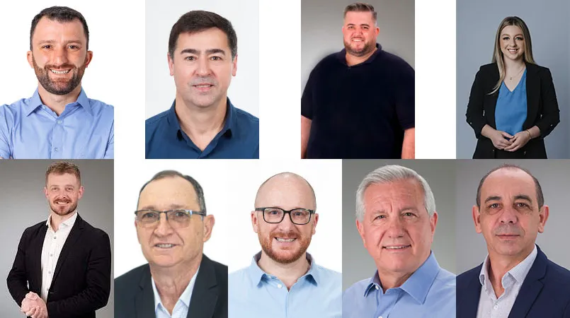 Caco, Volmar, Joel, Letícia, Sid, Pessutto, Scussel, Gabrielli e Lúcio Lanes são as novidades no Legislativo