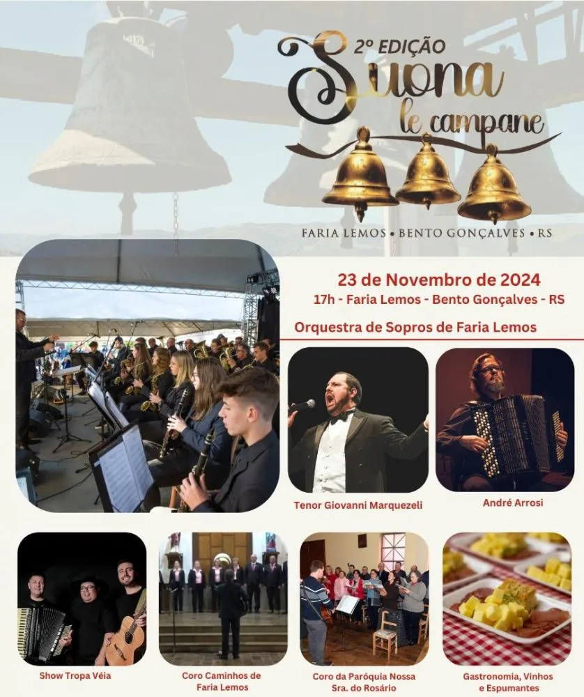 Faria Lemos promove a 2ª Edição do Suona Le Campane