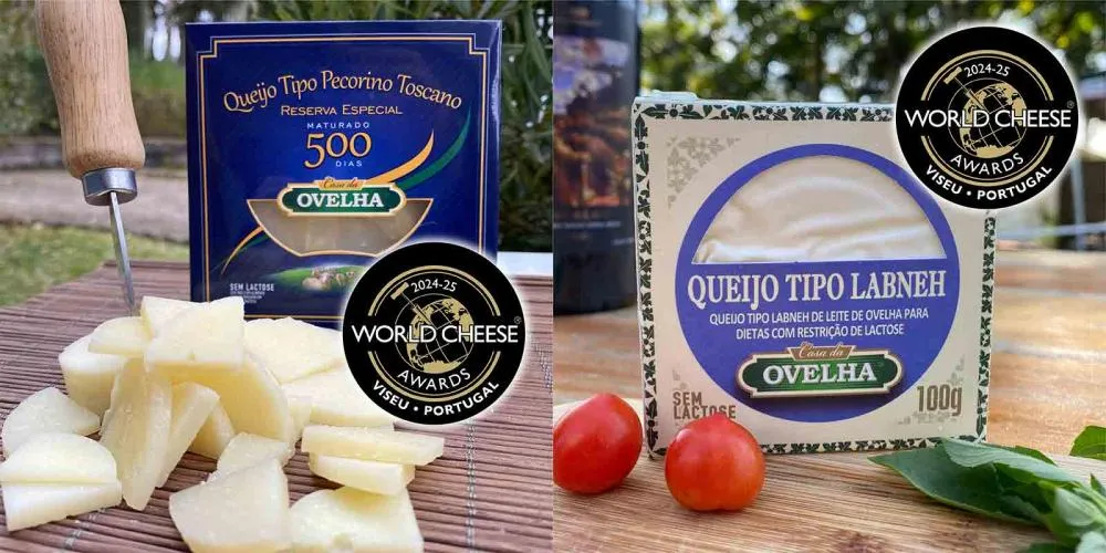 Casa da Ovelha brilha e conquista medalhas em concurso mundial de queijos