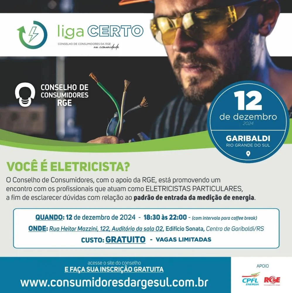 Workshop Liga Certo promove capacitação gratuita para eletricistas