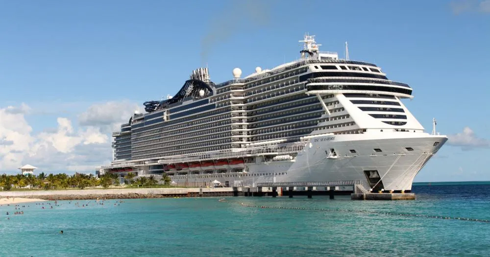 MSC Seashore, um dos mais modernos e luxuosos navios da companhia MSC