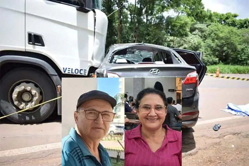 Casal Jorge e Zelinda Kraus foram duas das três vítimas fatais do acidente - Foto: Divulgação