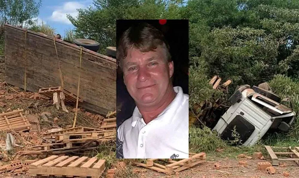 Morador de Bento Gonçalves morre em grave acidente de caminhão