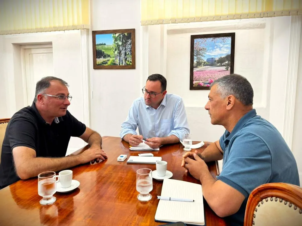 Presidente da Câmara e prefeito debatem a segurança do município