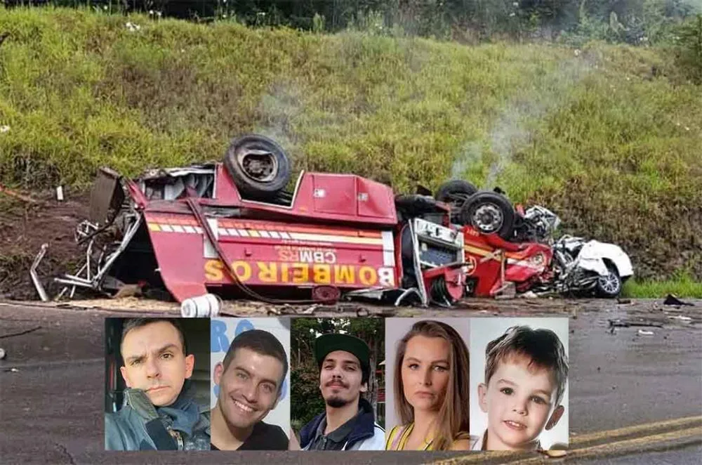 Saiba quem são as cinco vítimas do acidente ocorrido na manhã deste domingo