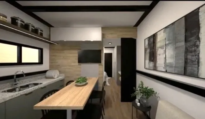 Projeto mostra que é possível ter conforto e qualidade de vida em 45 metros quadrados - Fotos: Reprodução/AEF Construções/Especial