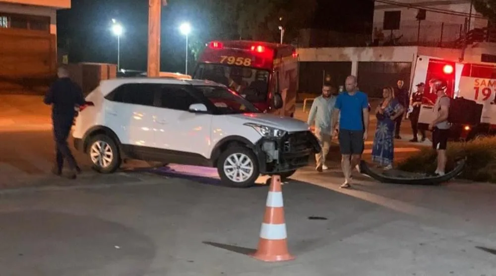 Jovem fica ferido em acidente no bairro Botafogo em Bento Gonçalves