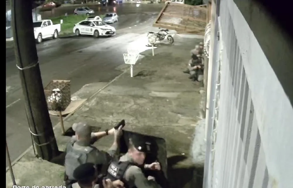 Policiais conseguiram prender o homem próximo ao Colégio Cenecista