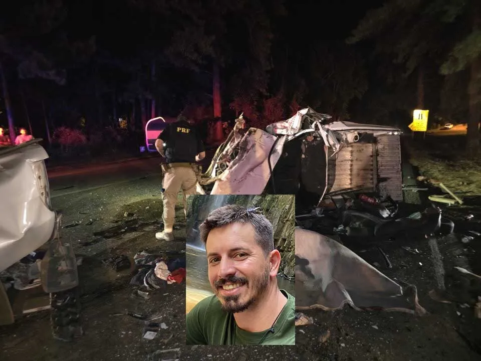 Homem morre em colisão envolvendo três veículos na BR-470