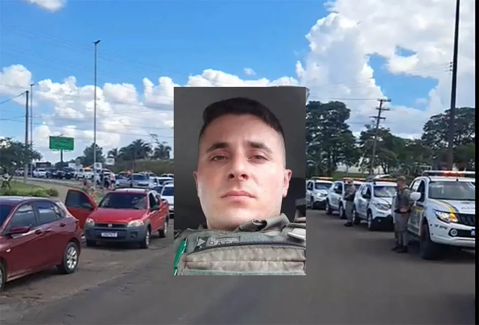 Sargento da BM morre atropelado ao abordar homem com veículo clonado