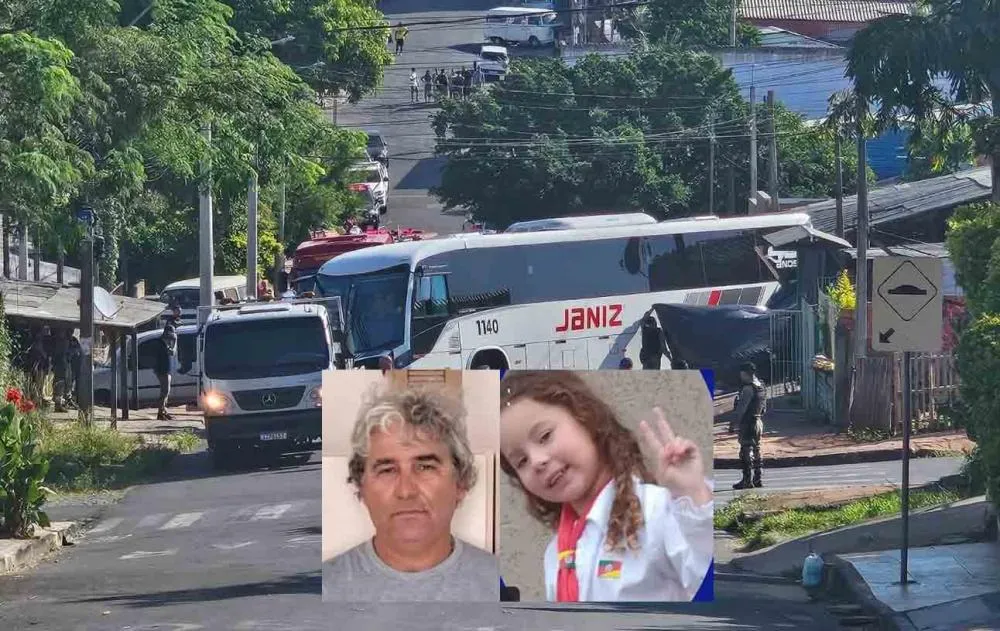 Pai e filha atropelados por ônibus serão sepultados nesta terça-feira