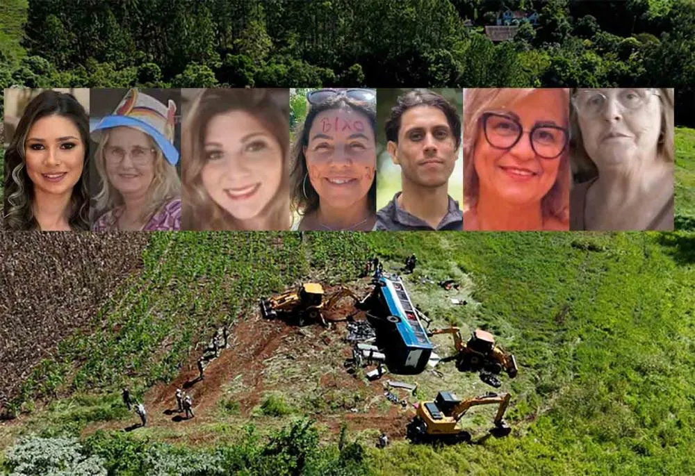 UFSM identifica as sete vítimas fatais de acidente com ônibus em Imigrante